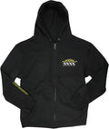 ZIP HOODY RACER BLK LG