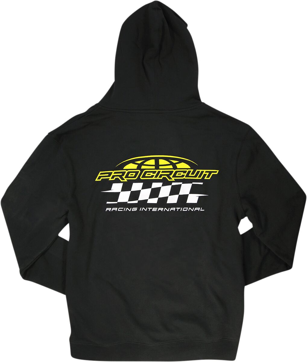 ZIP HOODY RACER BLK XXL