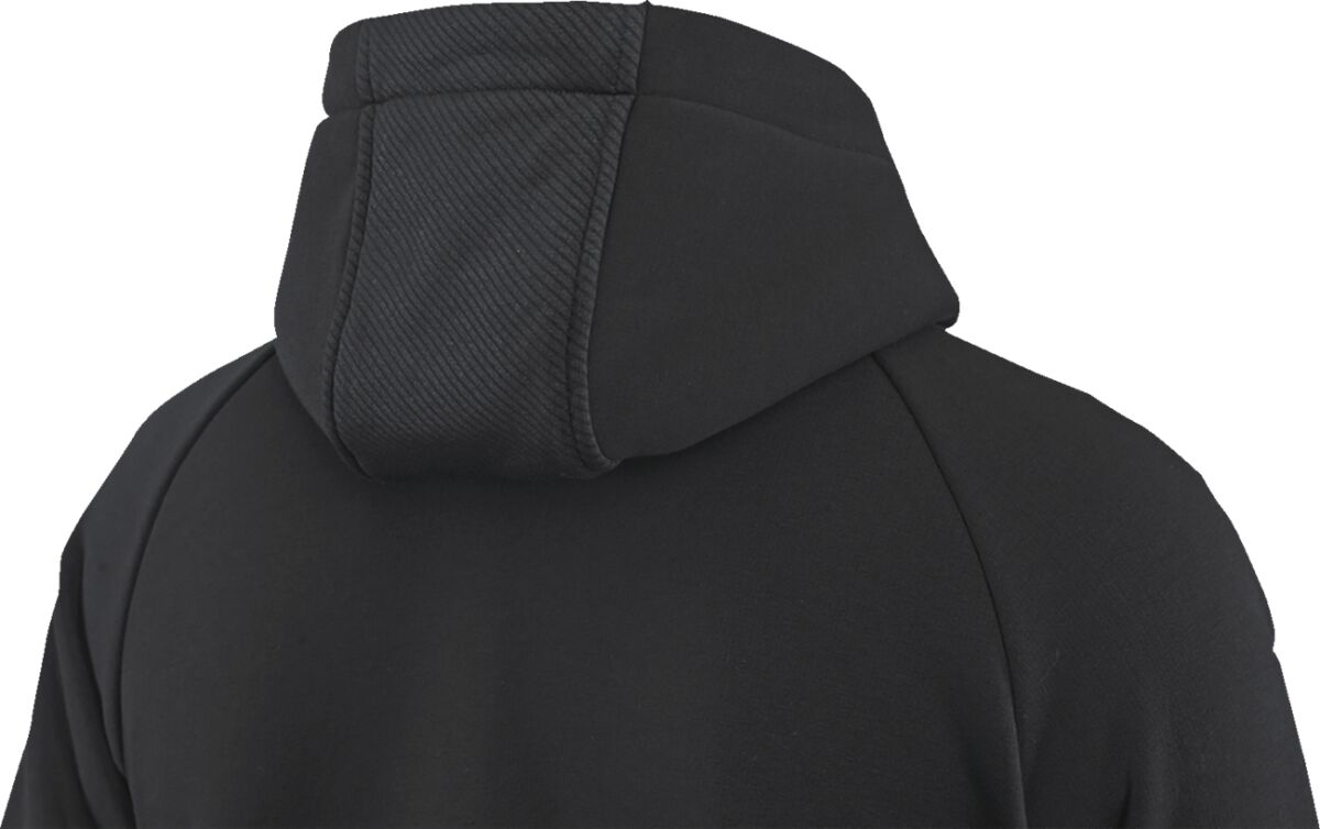 ZIP HOODIE BLACK MEN 2XL