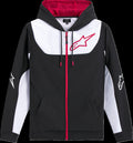 HOODIE ZIP SESSIONS V3 BLK/WHT