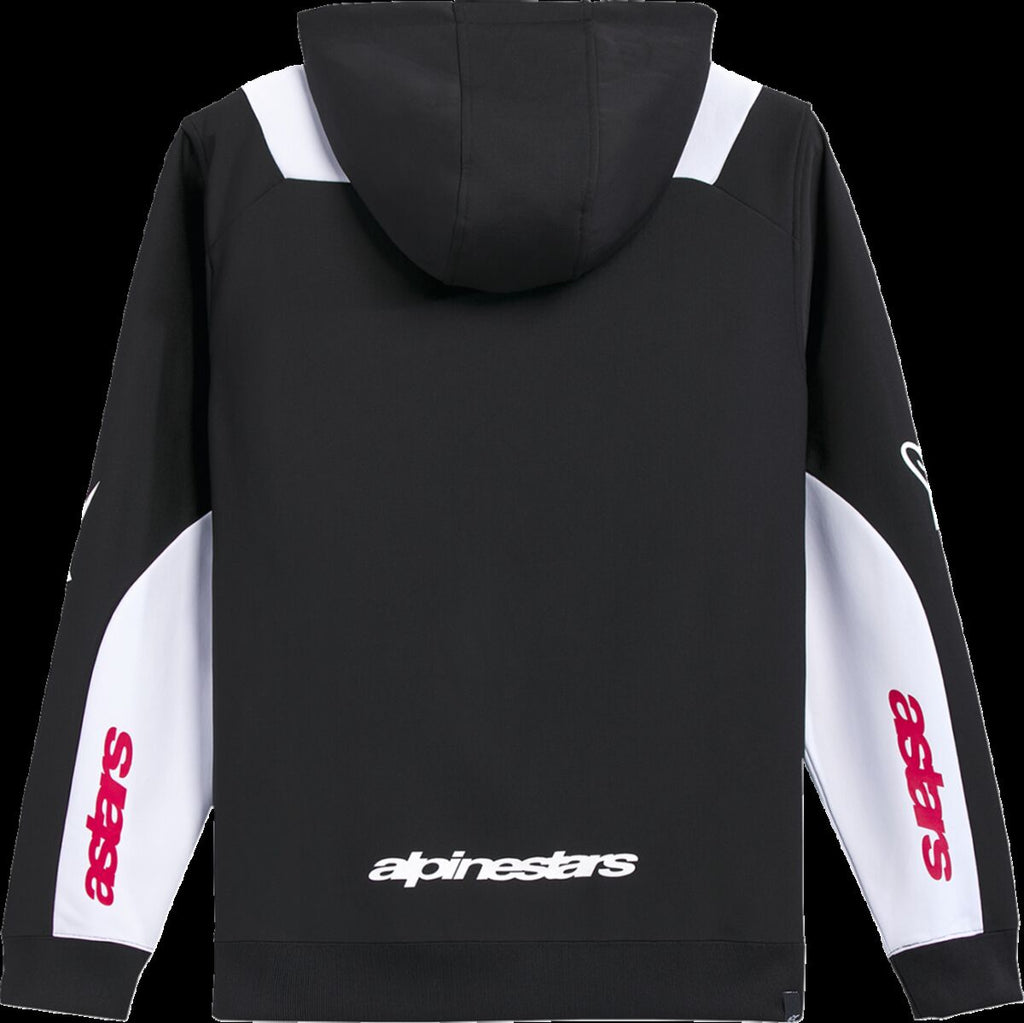 HOODIE ZIP SESSIONS V3 BLK/WHT