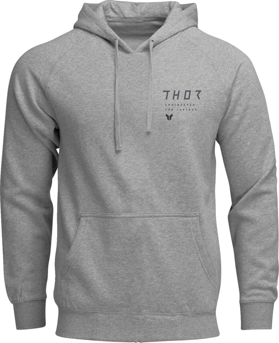 PULLOVER STAMP HTR GY SM