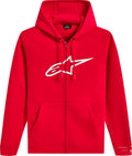HOODIE ZIP AGELESS V3 RED/WHIT