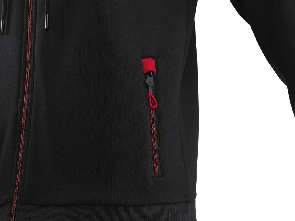 ZIP HOODIE BLACK WMN M