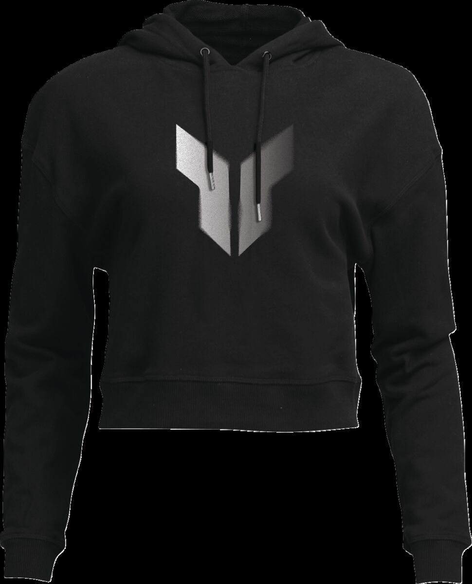 HOODIE WOMEN CROP NOISE BK XL