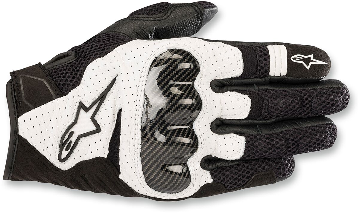 GLOVE SMX1 AIR V2 BLACK/WHT M