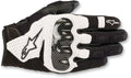 GLOVE SMX1 AIR V2 BLACK/WHT L