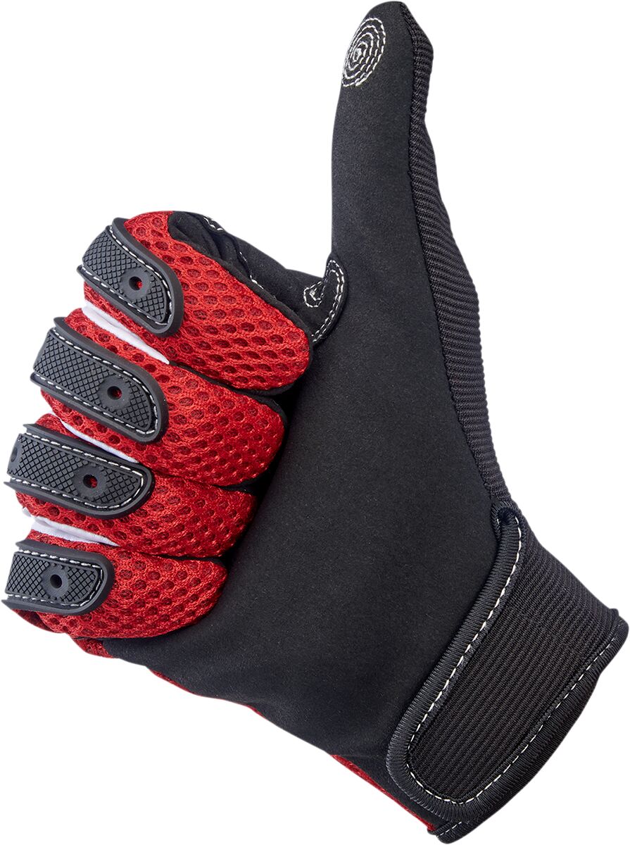 GLOVES ANZA RED/BLK XS