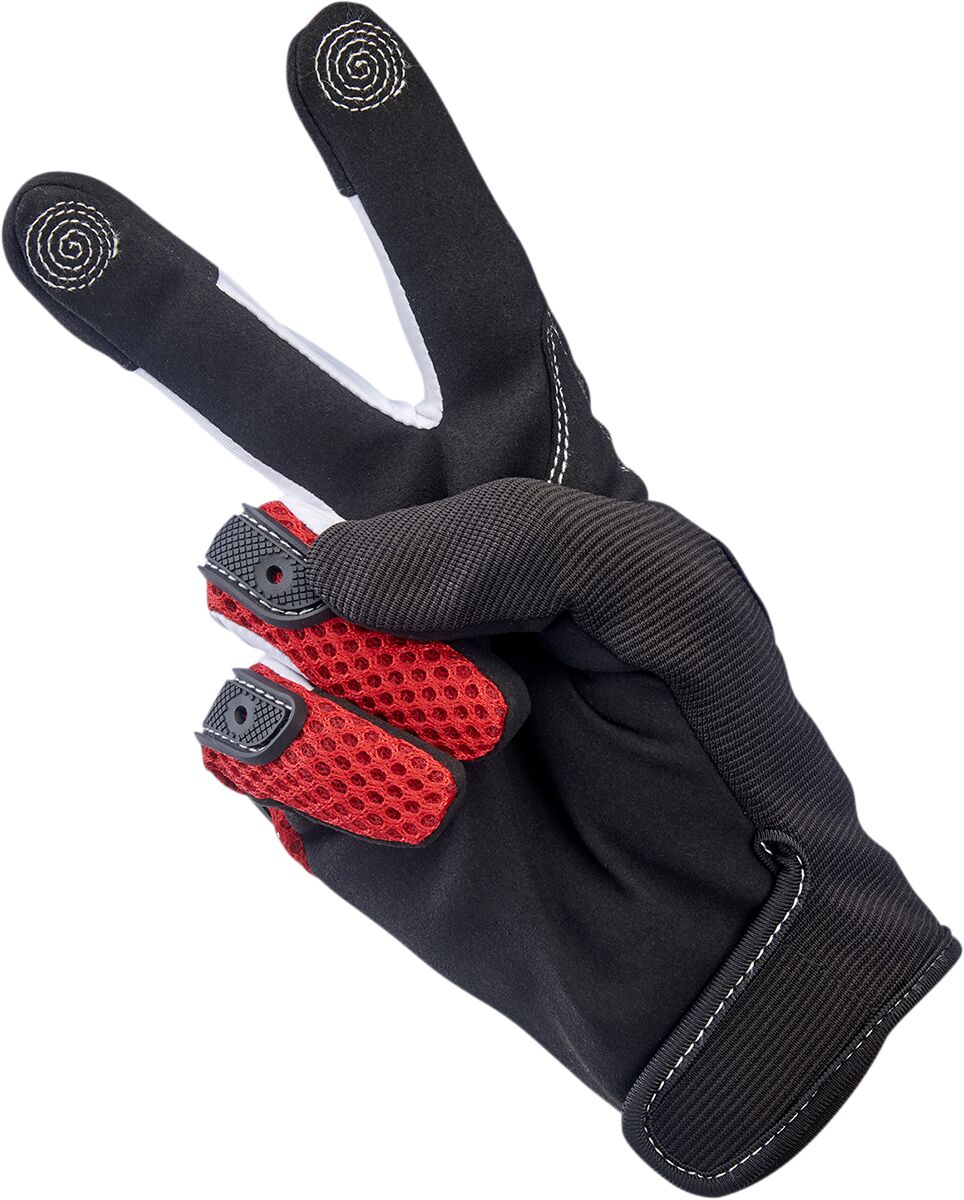 GLOVES ANZA RED/BLK XS