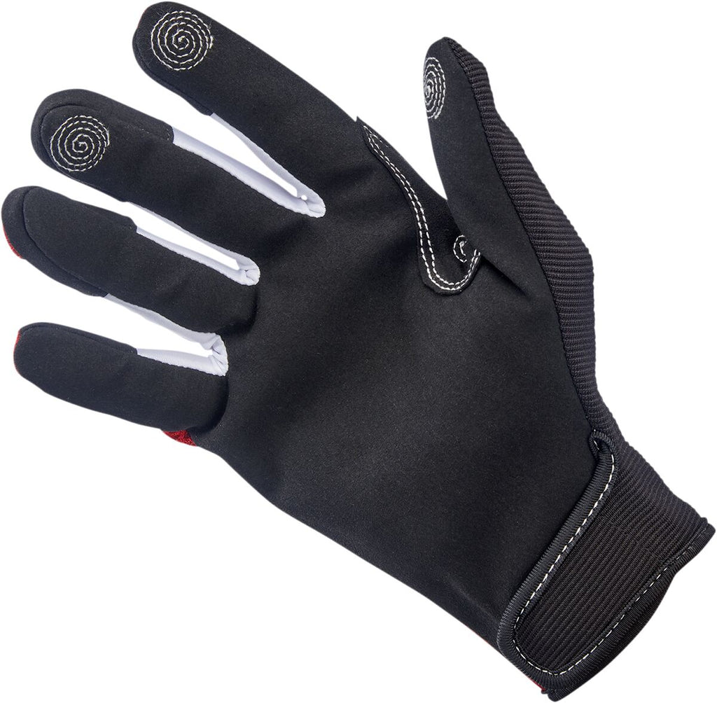 GLOVES ANZA RED/BLK SM