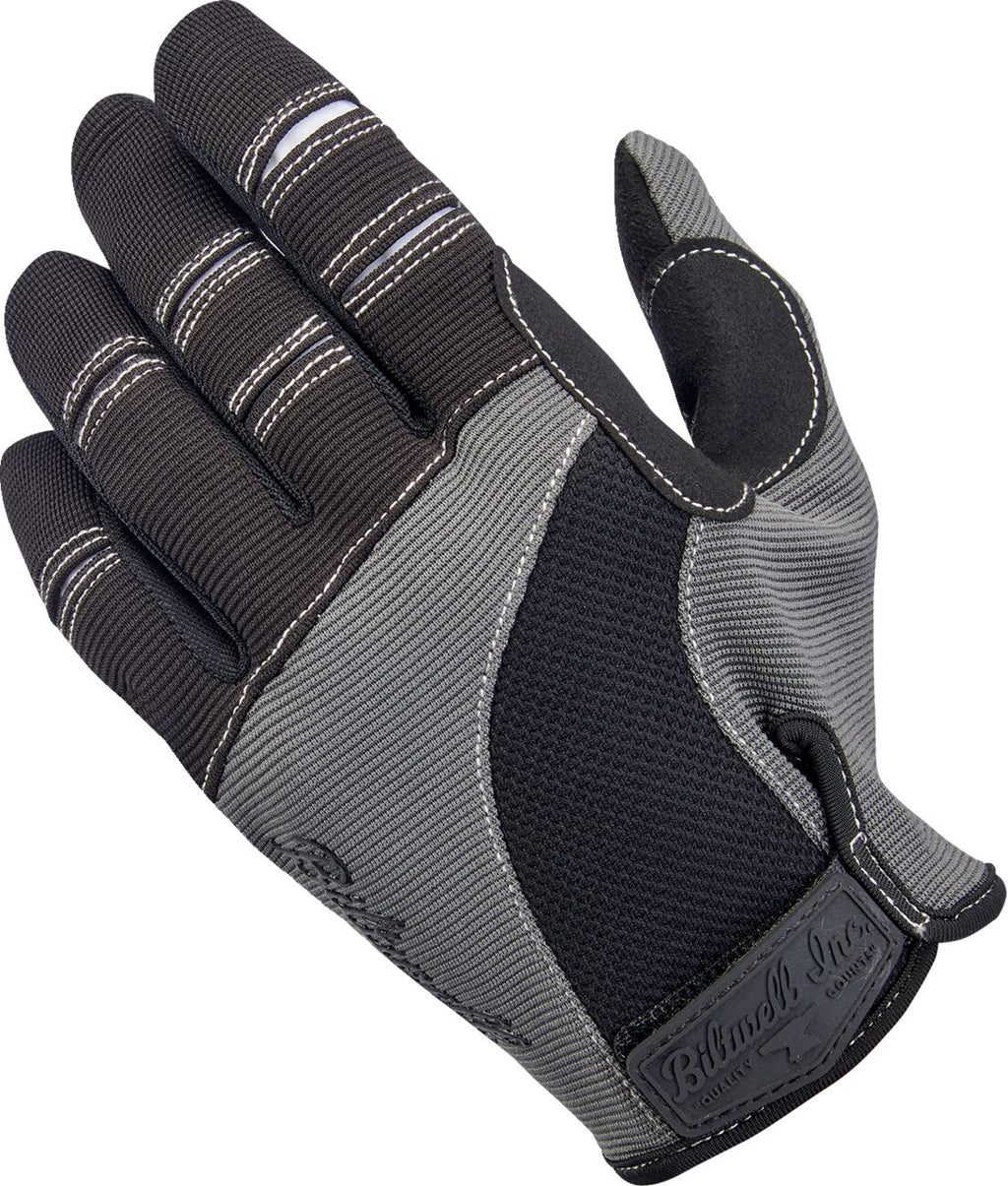 GLOVES MOTO GRY/BLK MD