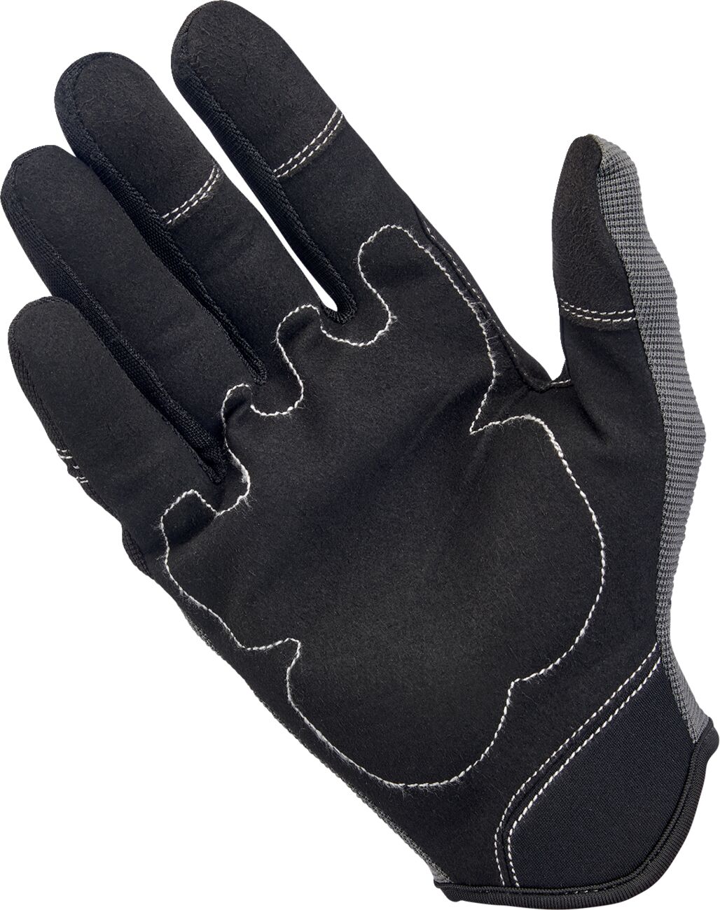 GLOVES MOTO GRY/BLK LG