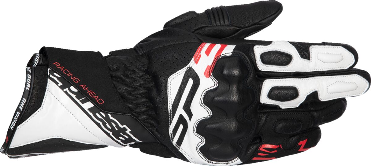 GLOVE SP-3 BLK/WHT/RD FLUO XL