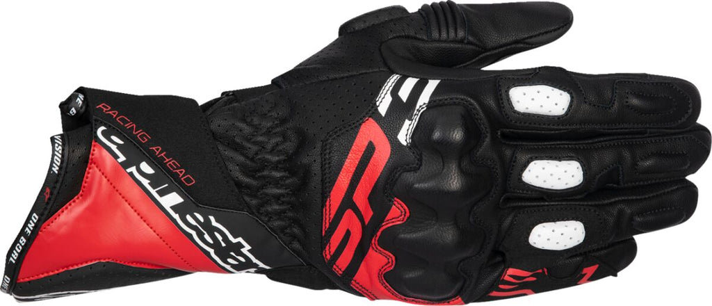 GLOVE SP-3 BLK/BRT RD/WHT XL