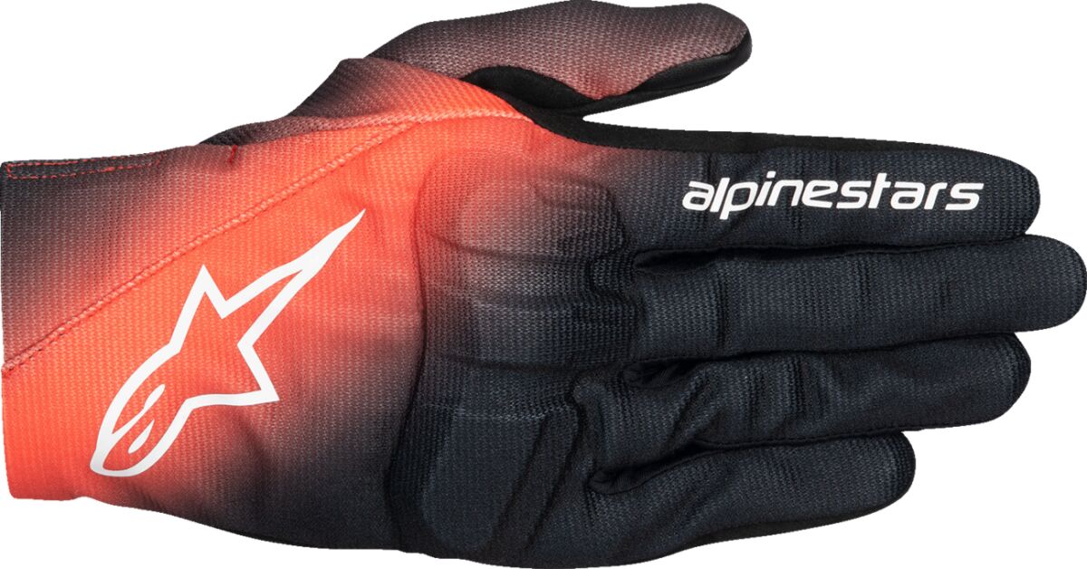 GLOVE REEF V2 BK/RD FLUO/WHT 2