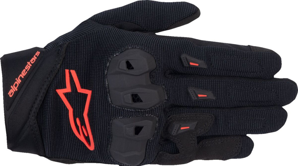GLOVES 4W SP X 1 BK/RD FL L