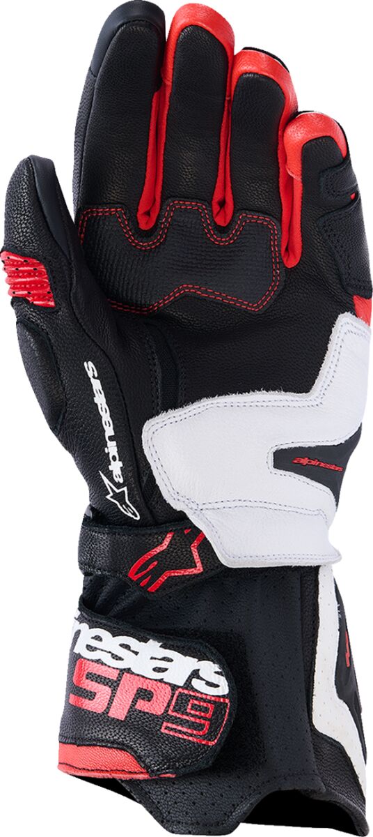 GLOVE SP-9 BLACK/WHITE/RED 2XL