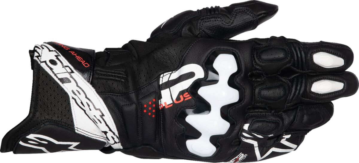 GLOVE GP+ R V3 LTHR BLK/WHT S