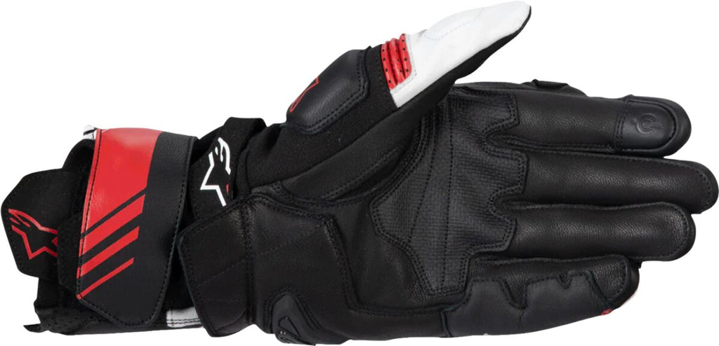 GLOVE GP+ R V3 LTHR BK/WT/BRT