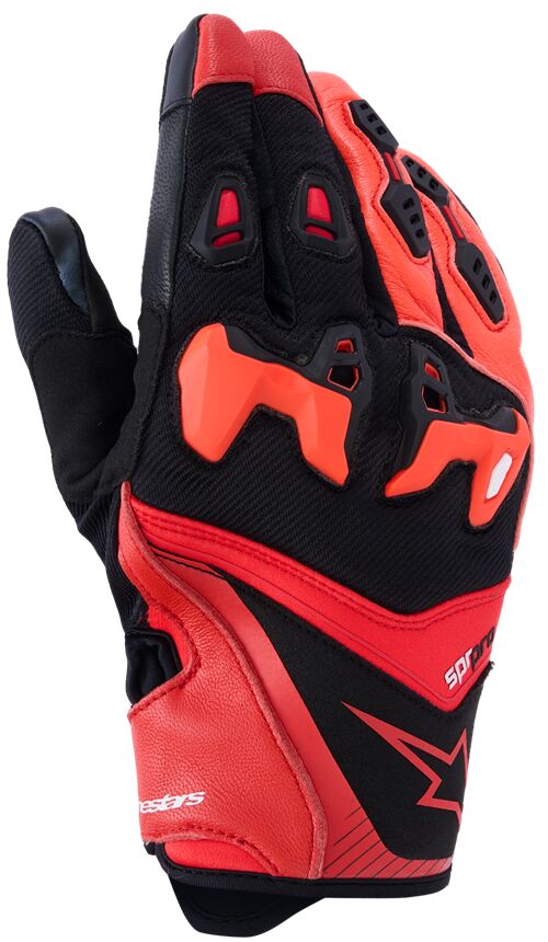 GLOVE SP-R PRO RED/RED FLUO/BL