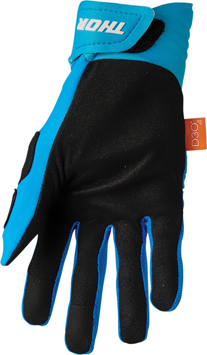 GLOVE REBOUND BLUE/WH MD