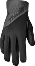 GLOVE SPECT COLD BK/CH MD