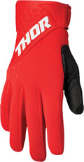 GLOVE SPECT COLD RD/WH XL