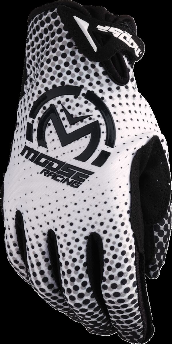 GLOVE SX1 WHITE/BLACK MD