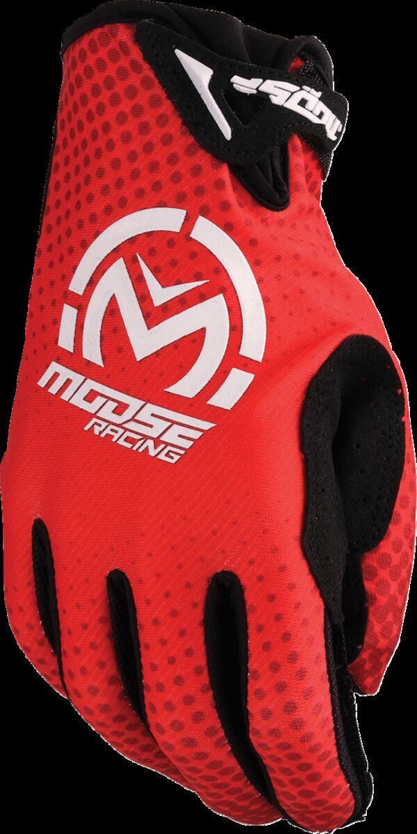 GLOVE SX1 RED MD