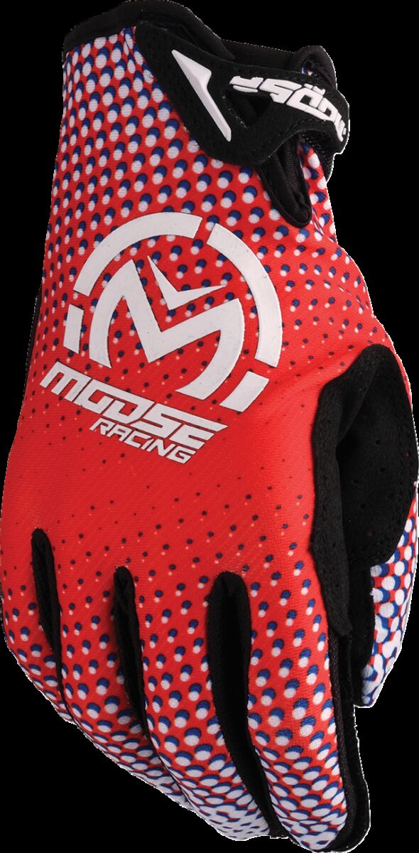 GLOVE SX1 RED/WHITE/BLUE MD