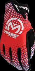 GLOVE SX1 RED/WHITE/BLUE LG