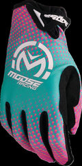 GLOVE SX1 PINK/PURPLE/TEAL MD