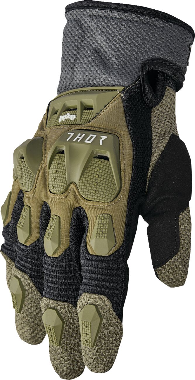 GLOVE TERRAIN ARMY/CHARCOAL MD