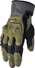 GLOVE TERRAIN ARMY/CHARCOAL 3X