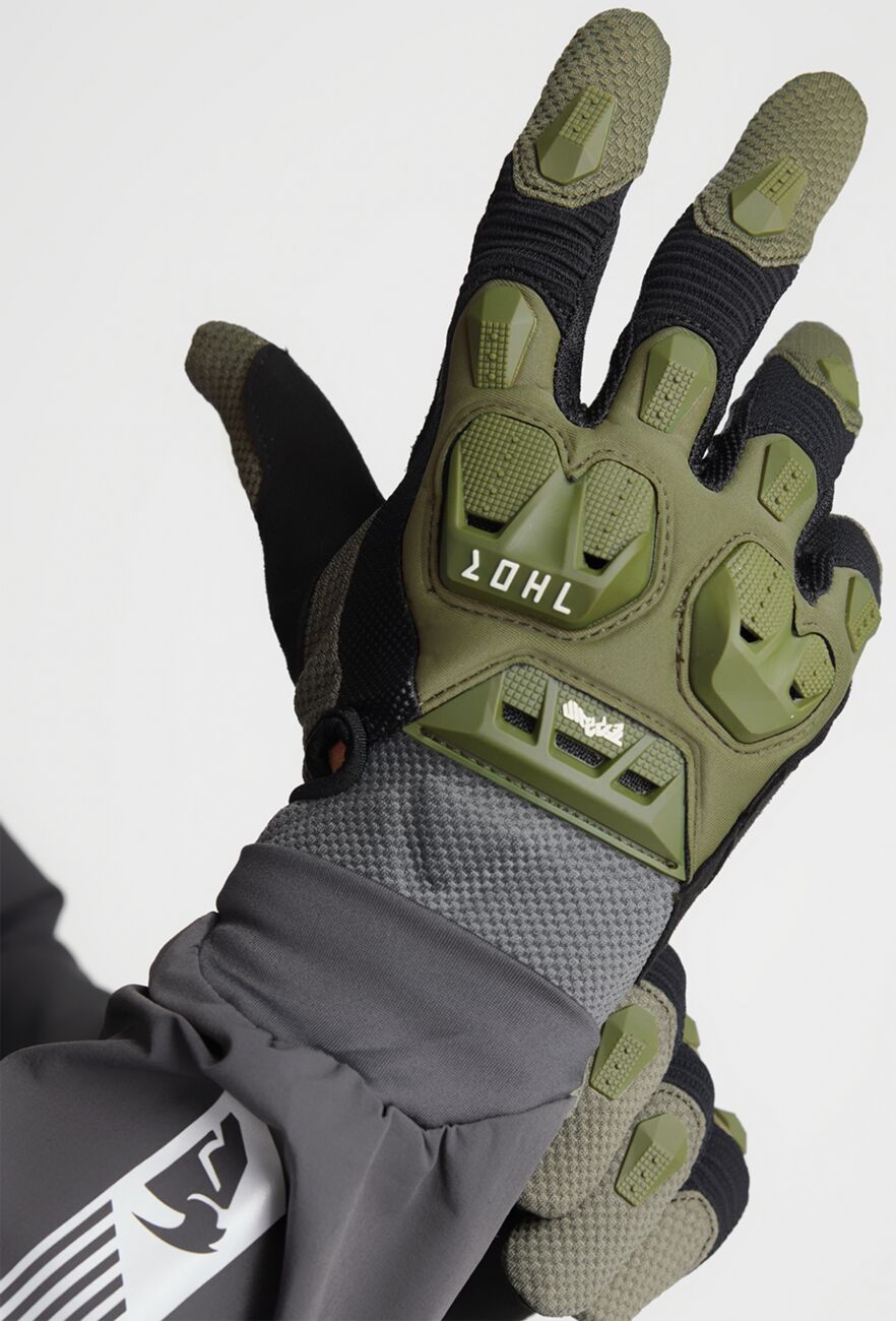 GLOVE TERRAIN ARMY/CHARCOAL 3X