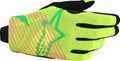 GLOVES RADAR PRO GRN/YELL/PNK