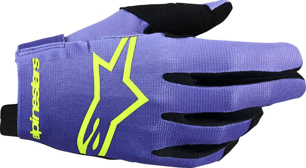 GLOVES RADAR PURPLE/YELLOW S