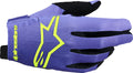 GLOVES RADAR PURPLE/YELLOW S