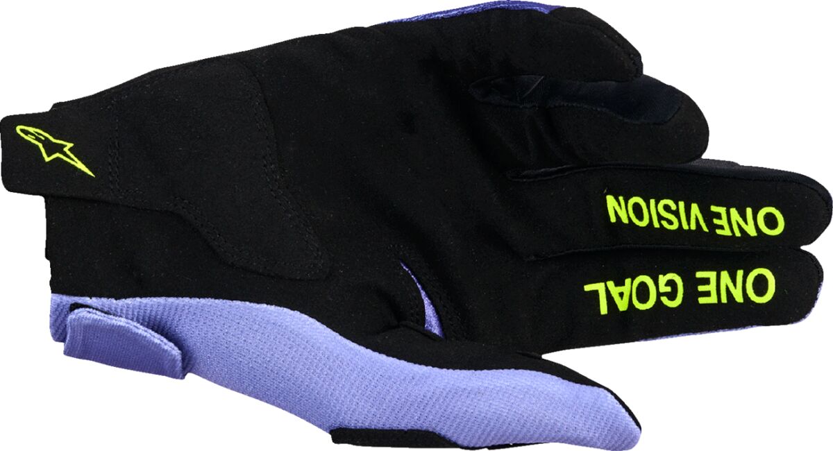 GLOVES RADAR PURPLE/YELLOW M