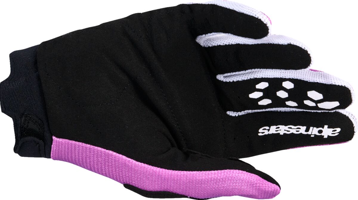 GLOVES 4W FULL BORE V2 WHT/PIN