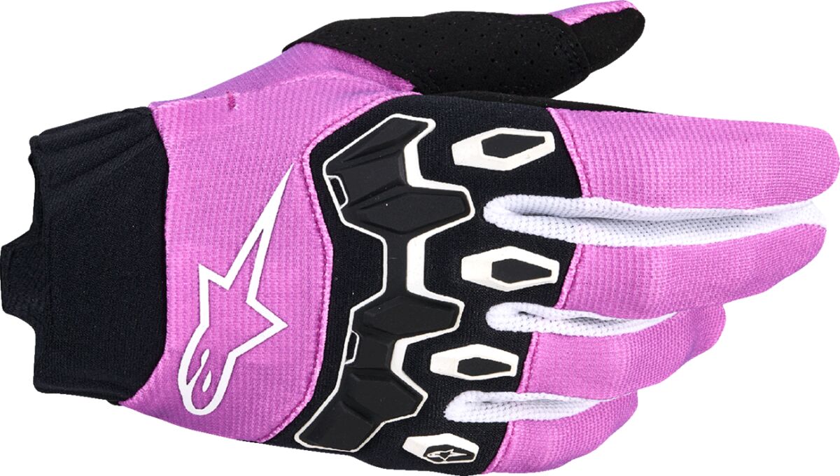 GLOVES 4W FULL BORE V2 WHT/PIN
