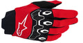 GLOVES FULL BORE V2 RED/BLACK
