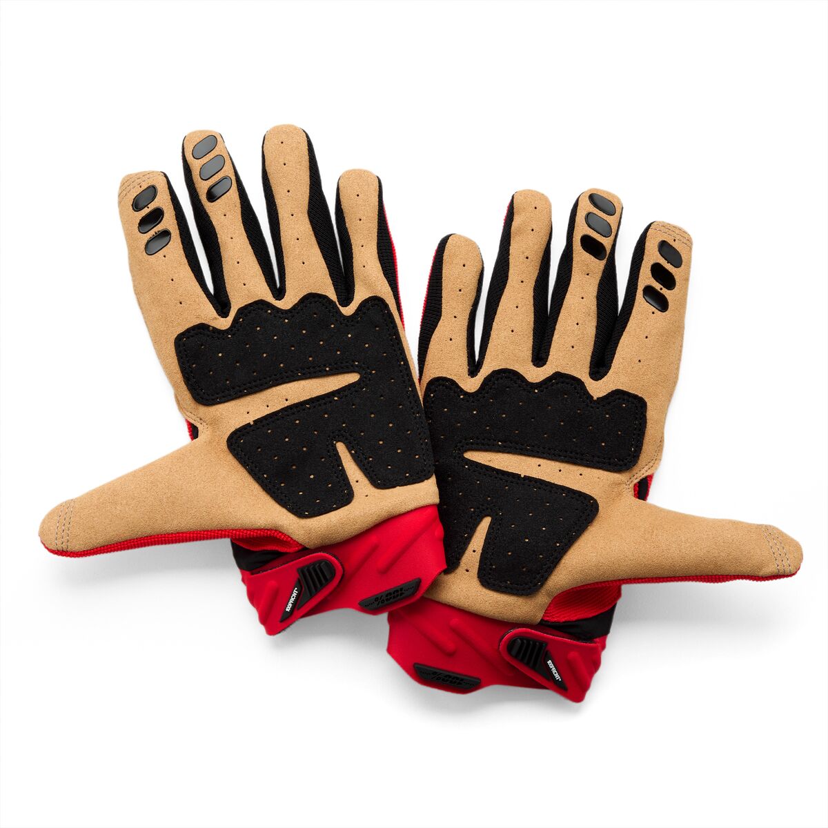 GLOVES AIRMATIC RED/BLACK - 2X