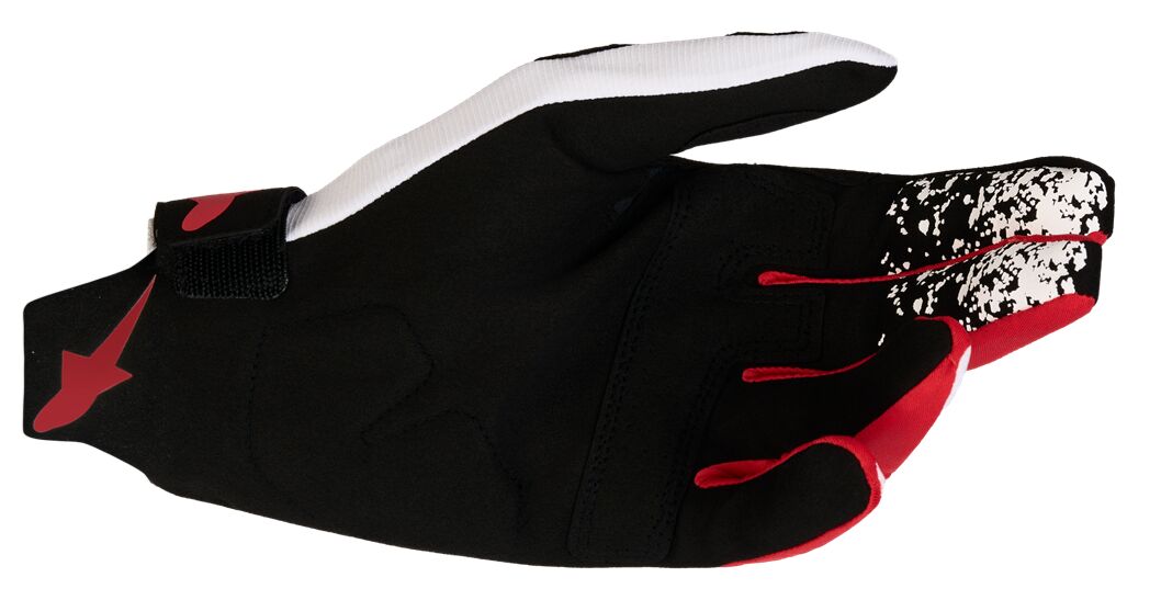 GLOVES TECHSTAR BLK/WHT/RED M