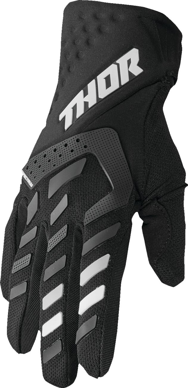 GLOVE WMN SPECT BK/WH MD