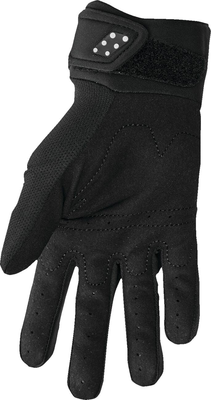 GLOVE WMN SPECT BK/WH MD