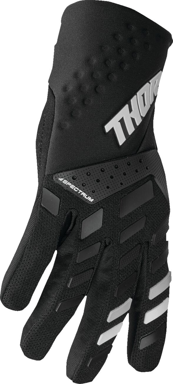 GLOVE WMN SPECT BK/WH MD