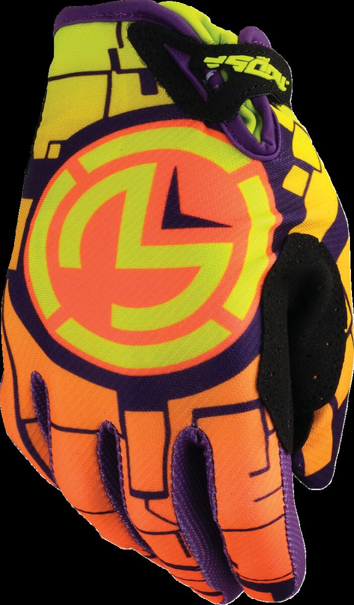 GLOVE YOUTH SX1 ORANGE/GREEN X