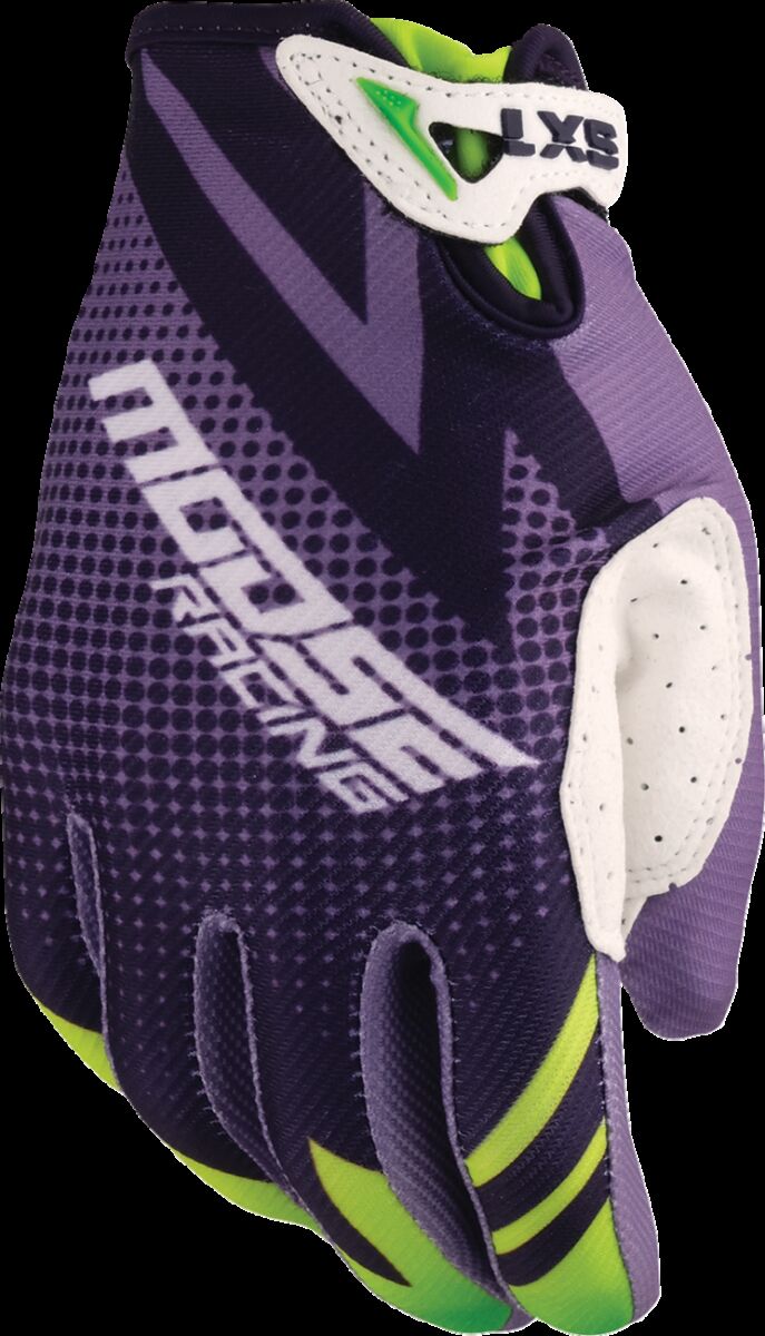 GLOVE YOUTH SX1 PURPLE/GREEN S