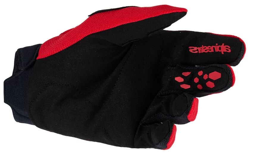 GLOVES YTH FULL BORE V2 RED/BL